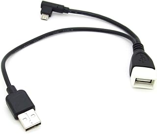 Micro USB to USB OTG and Power Splitter Cable