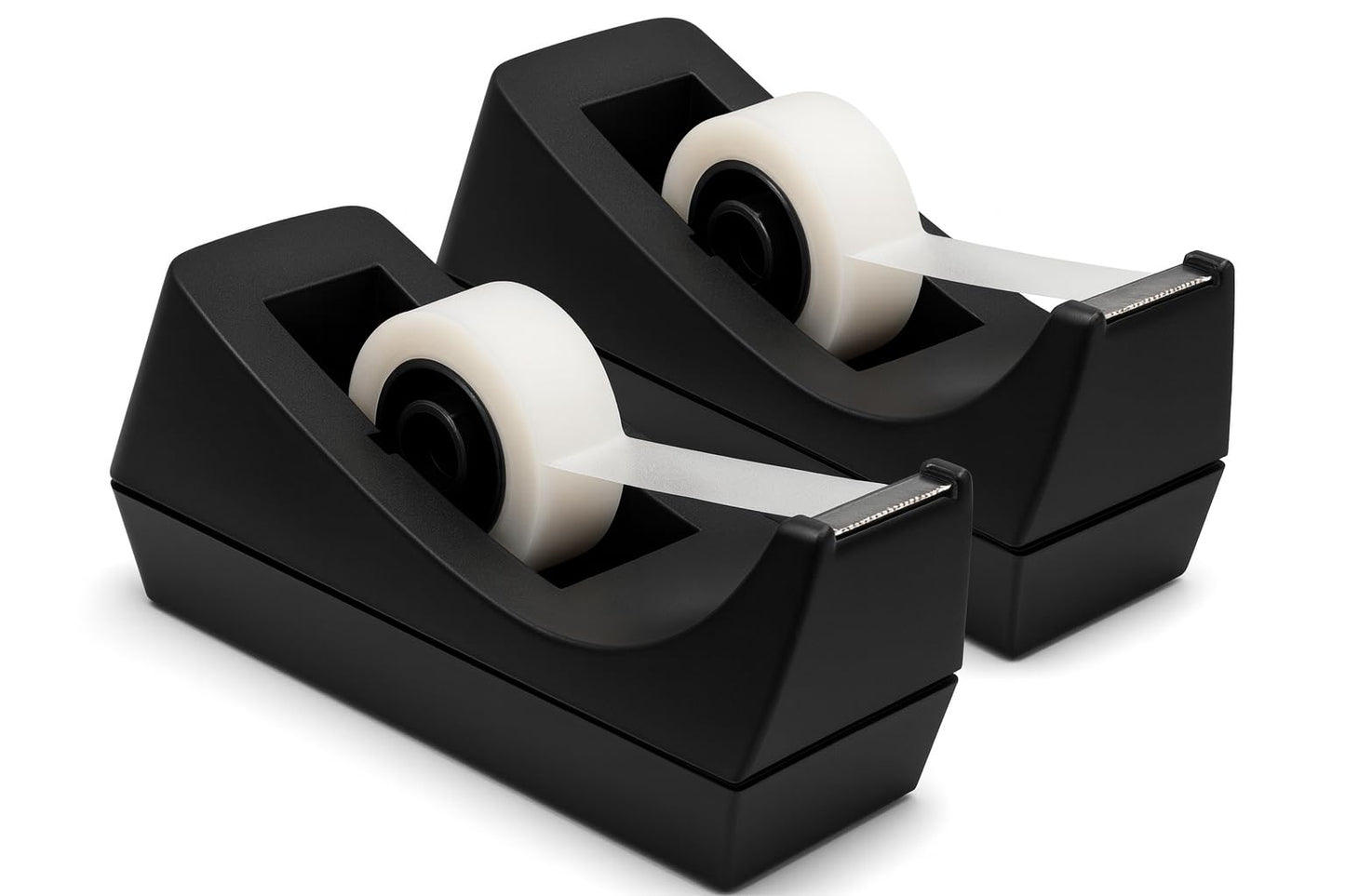 Two Non-Skid Desktop Tape Dispensers