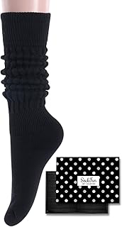 Slouch Cotton Scrunch Socks for Women and Girls