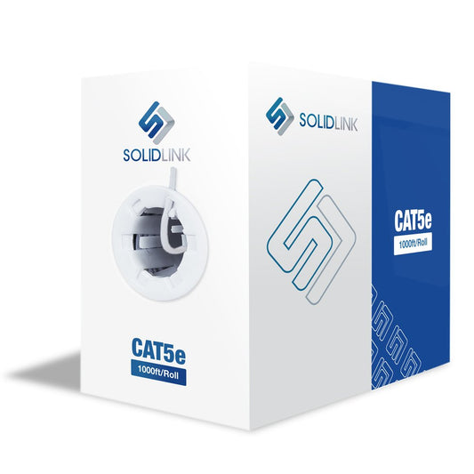 '- SL600 CAT5e 1000ft Premium UTP Ethernet Cable 24AWG 1000 Feet LAN Network Wire