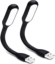 Mini Flexible USB LED Reading Light, 2 Pack