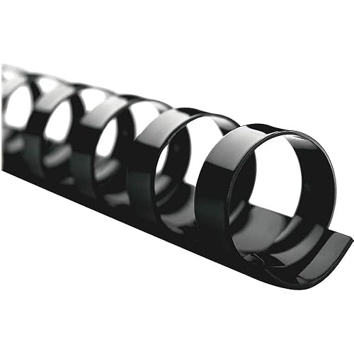 Black 5/8" Binding Spines, 25 Pack