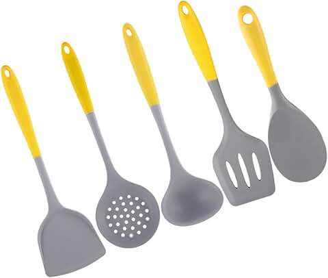 Silicone Cooking Utensils Set for Nonstick Cookware