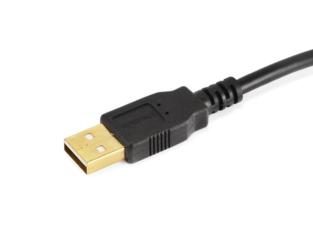 10ft Gold Plated 28/24AWG USB 2.0 A Male to B Male Cable