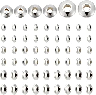 60 Sterling Silver Spacer Beads for Jewelry Making