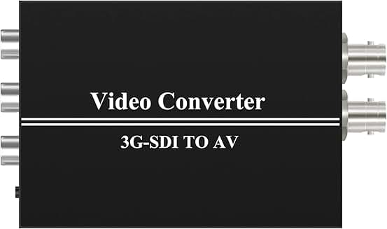 3G SDI to AV Converter with BNC and RCA Outputs