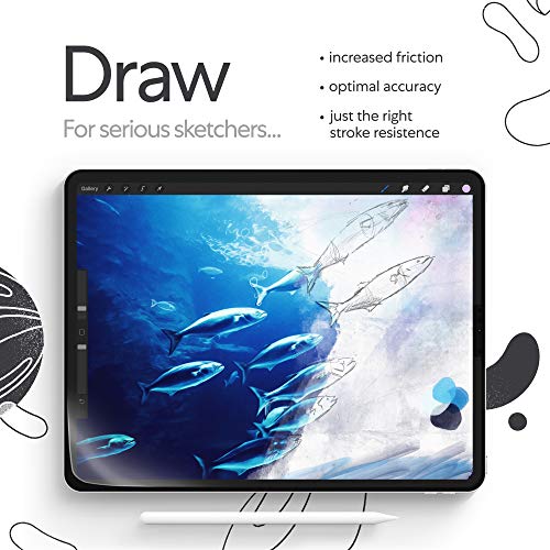 (2 Pieces) for iPad 10.2 Inch (2019, 2020 and 2021) - Matte Screen Protector for Drawing, Writing, and Note-Taking Like on Paper