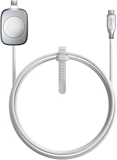 1.5m White USB C Charger Cable for Apple Watch, AirPods, iPhone