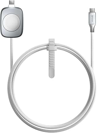 1.5m White USB C Charger Cable for Apple Watch, AirPods, iPhone