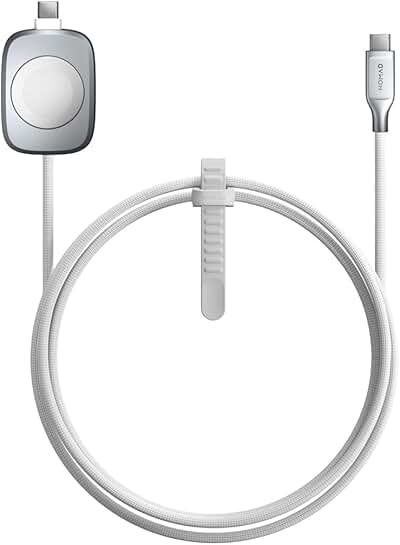 1.5m White USB C Charger Cable for Apple Watch, AirPods, iPhone