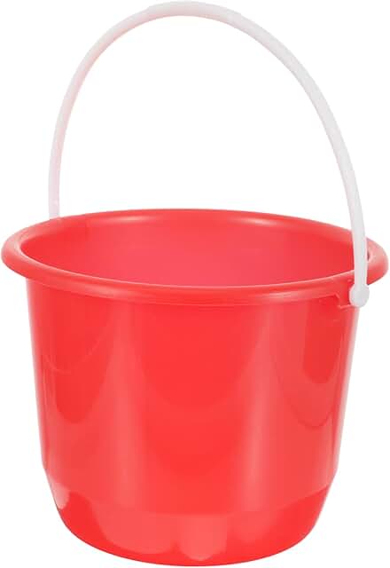 5L Plastic Water Bucket with Handle for Home and Outdoors