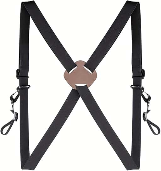 X-Shaped Adjustable Binocular and Camera Strap