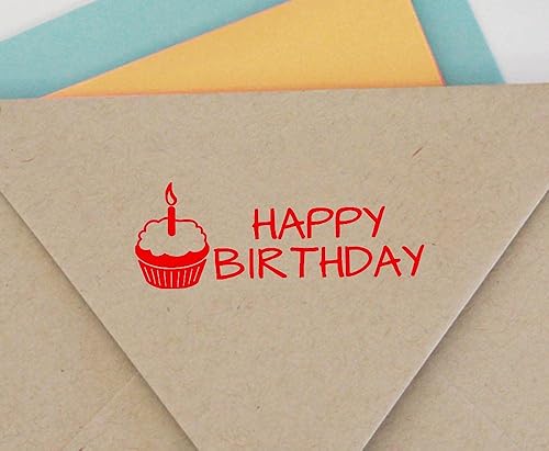 Happy Birthday Self-Inking Rubber Stamp