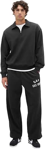 Men's Baggy Fit Logo Pants