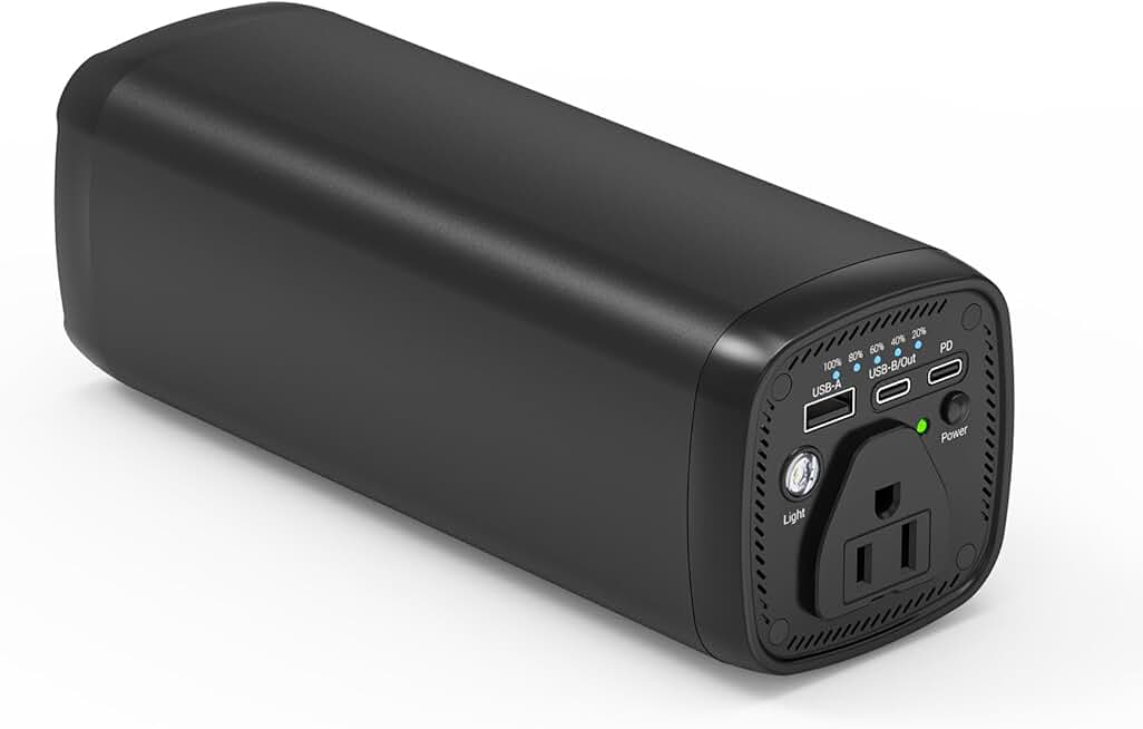 Portable 31200mAh Power Bank with AC Outlet for Travel