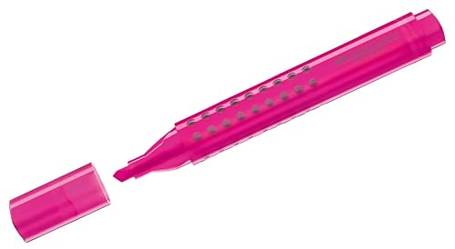 Pink highlighter pen