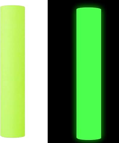 Glow in the Dark Lime Green Vinyl Roll, 12" x 6ft