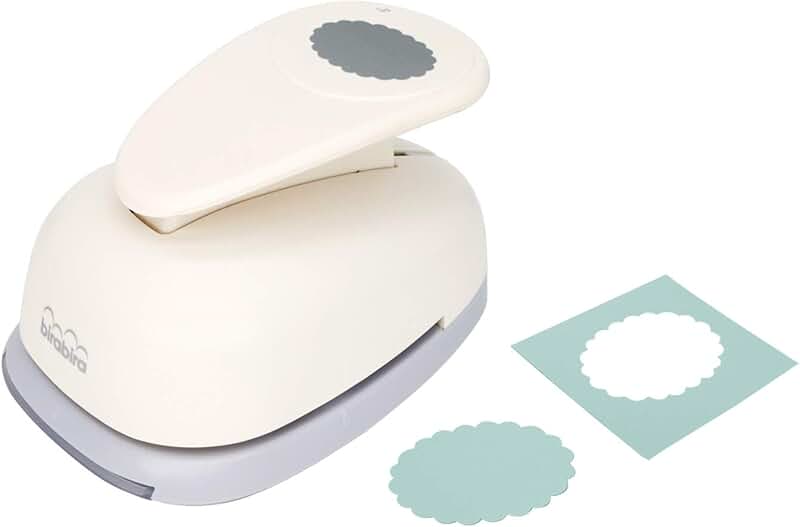 3-inch Scalloped Ellipse Craft Punch for Paper and Card Arts