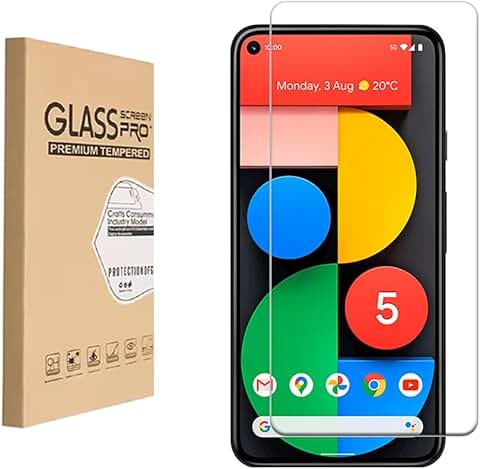 Tempered Glass Screen Protector for Pixel 5