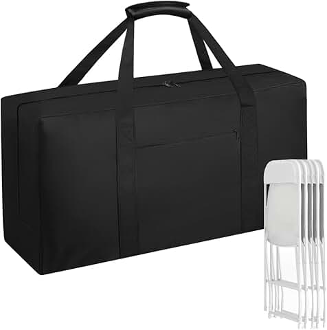 Large Water-Resistant Folding Chair Storage Bag