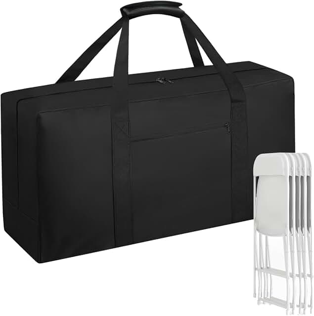 Large Water-Resistant Folding Chair Storage Bag