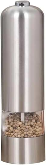 Stainless Steel Electric Salt and Pepper Grinder