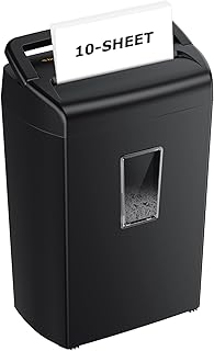 Heavy Duty Cross Cut Paper Shredder with 5.5 Gal Bin