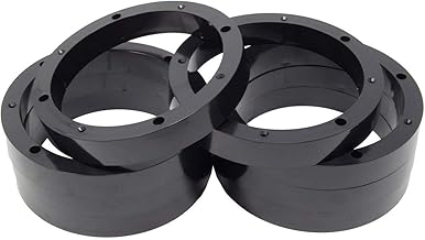 Set of four 6.5-inch plastic speaker spacer rings