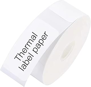 Self-Adhesive Paper Labels for Thermal Printers, 14x40mm, 180/Roll