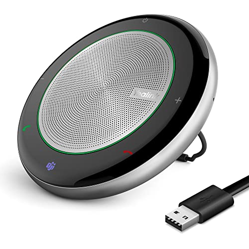 Bluetooth Speakerphone Conference Microphone Teams CP700 USB Full Duplex Noise Reduction Algorithm Home Office 360 Voice Pickup(Teams Optimized, CP700)