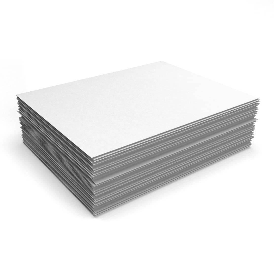 8.5" x 11" Crystal Metallic Cardstock, 250 sheets