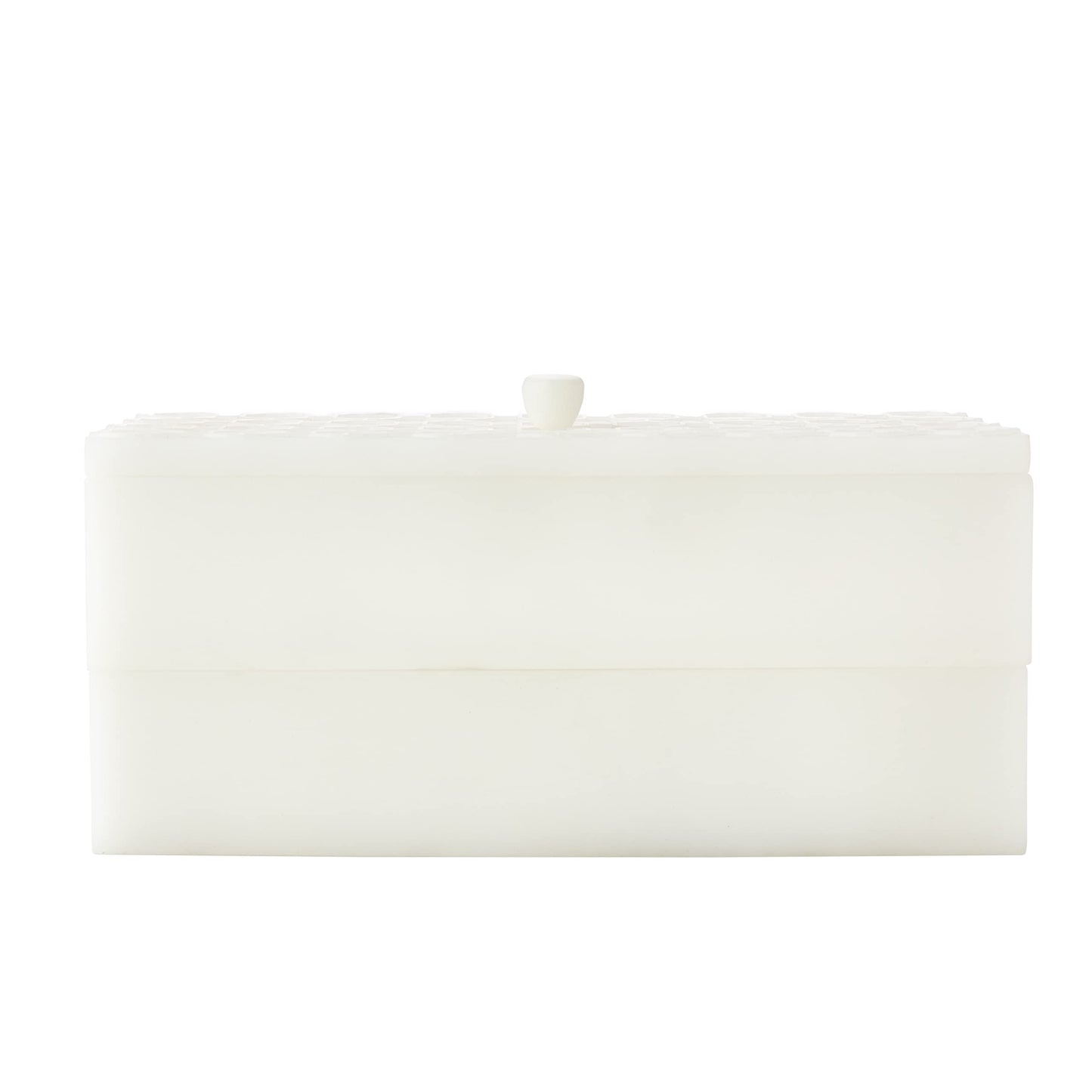 Lithgow Toothbrush Holder Storage Box, White