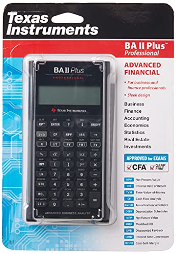 BA II Plus Professional Financial Calculator