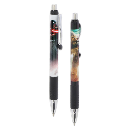 Set of 2 Ballpoint Pens with Star Wars Characters