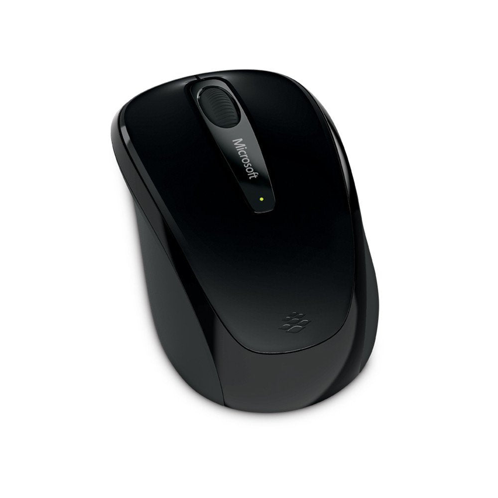 Wireless Mobile Mouse 3500 - Black. Comfortable design, Right/Left Hand Use, Wireless, USB 2.0 with Nano transceiver for PC/Laptop/Desktop, works with for Mac/Windows Computers
