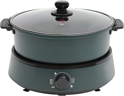 Electric Hot Pot and Skillet for 1-5 People