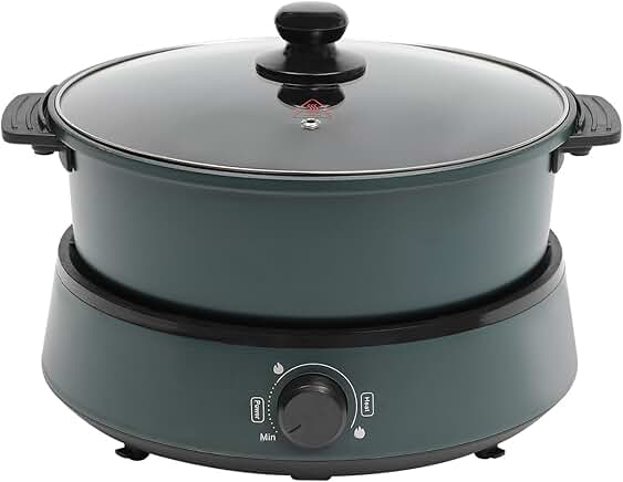 Electric Hot Pot and Skillet for 1-5 People