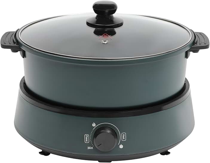 Electric Hot Pot and Skillet for 1-5 People