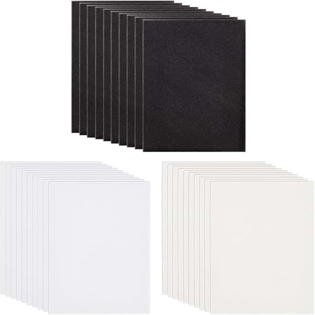 50-Piece Flower Pressing Kit with Paper and Blotters