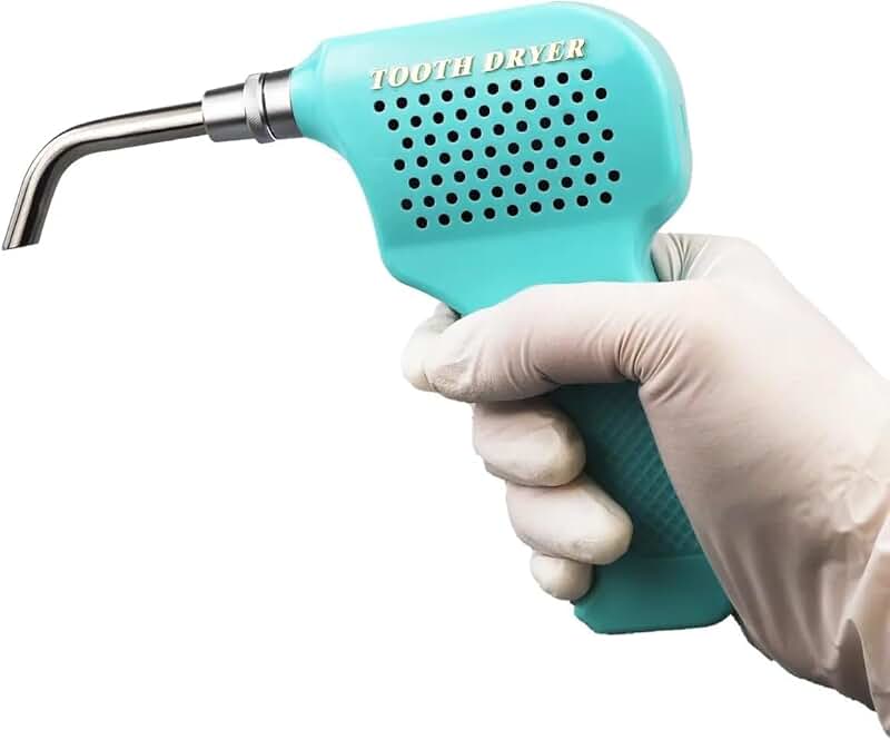 Blue Tooth Dryer with 2 Nozzles for Orthodontics