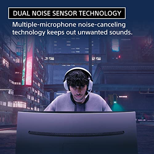 '-INZONE H9 Wireless Noise Canceling Gaming Headset, Over-ear Headphones with 360 Spatial Sound, WH-G900N