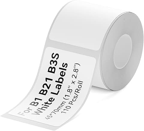 Self-Adhesive Label Tape, 1.77" x 2.76", 110 Labels