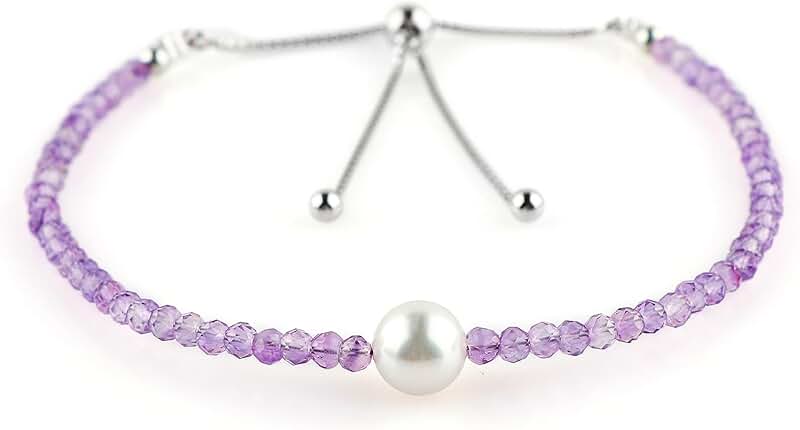 Beaded gemstone bracelet