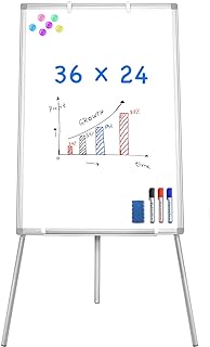 Portable Magnetic Whiteboard with Tripod Stand