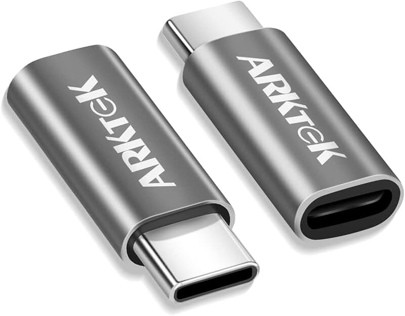 Lighting to USB-C charging adapter, 2-pack