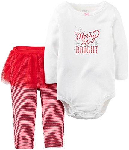 Baby Girls' 2 Pc Sets 119g105, White  , 3M