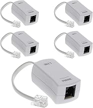5-Pack DSL Phone Filters for Interference and Noise