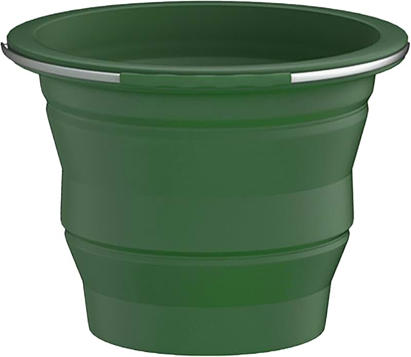 Foldable Silicone Bucket for Cleaning and Camping