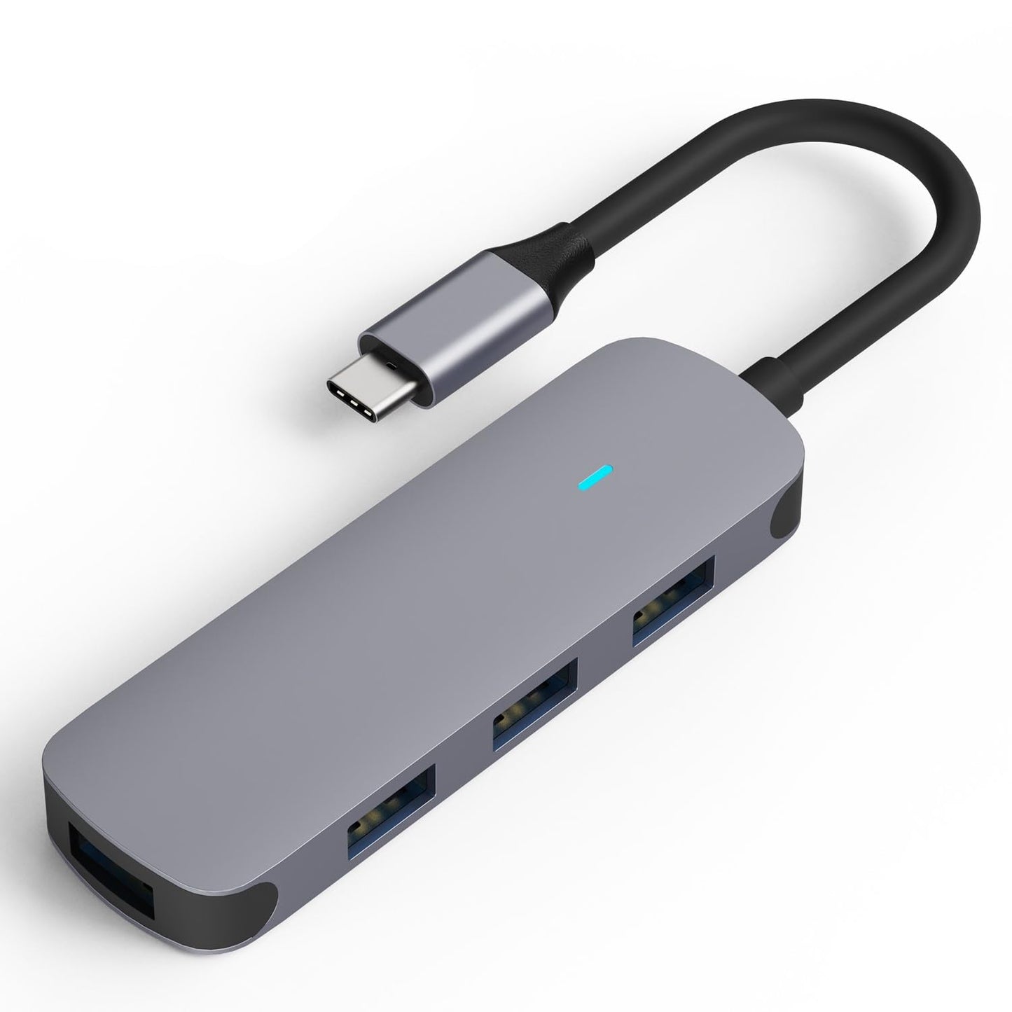 USB-C to 4-Port USB 3.0 Hub, 5Gbps Data Transfer