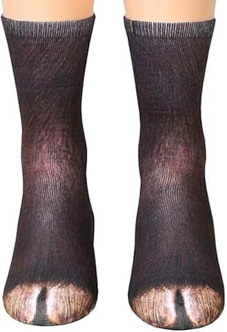 Animal Paw Socks for Adults, Funny Christmas Gift